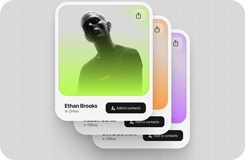 Mobile app profile screen — Ethan Brooks